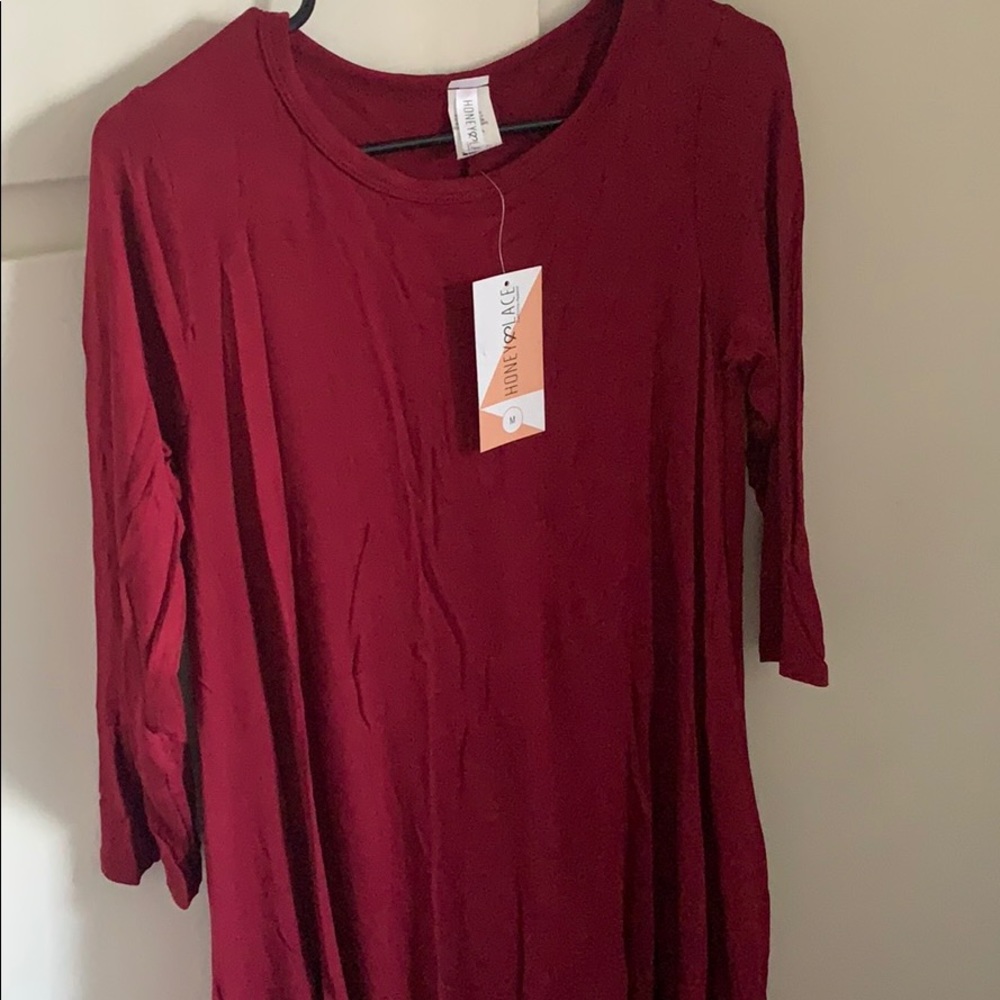 Honey and lace 3/4 sleeve brea